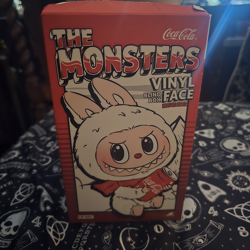 Coca-Cola The Monsters Vinyl Face Stuffed Animal - Red and White